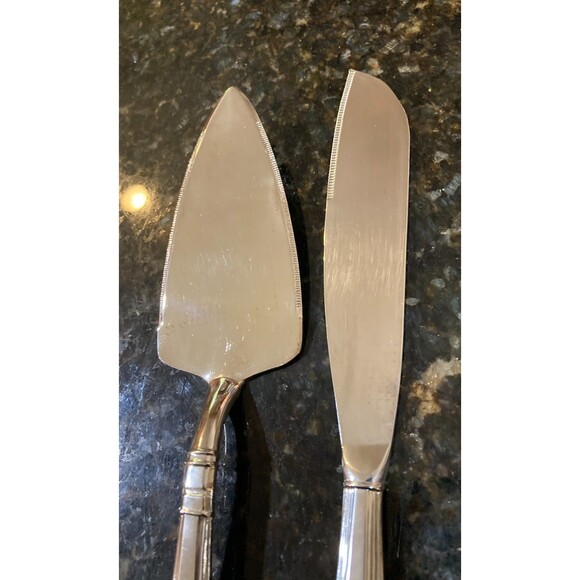 Cake Knife & Server  Stainless 2-Piece Set - Picture 15 of 15